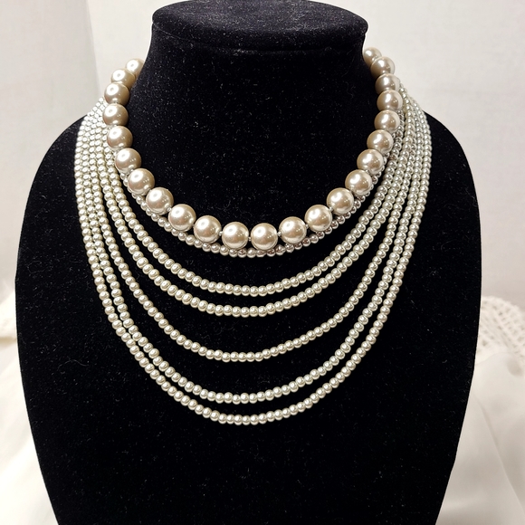 Staur Perle De Verre Jewelry Set - Picture 2 of 13